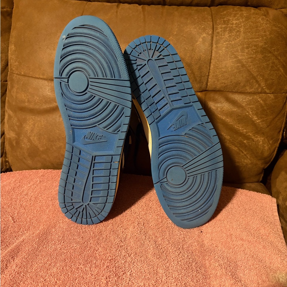 Men’s’🧔🏻♂️Jordan 1 Retro x Fragment Design x Travis Scott High Blue👟Sz 13 - Picture 8 of 10